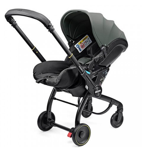 Doona X - Mobilny rozkładany fotelik samochodowy | Slate Green